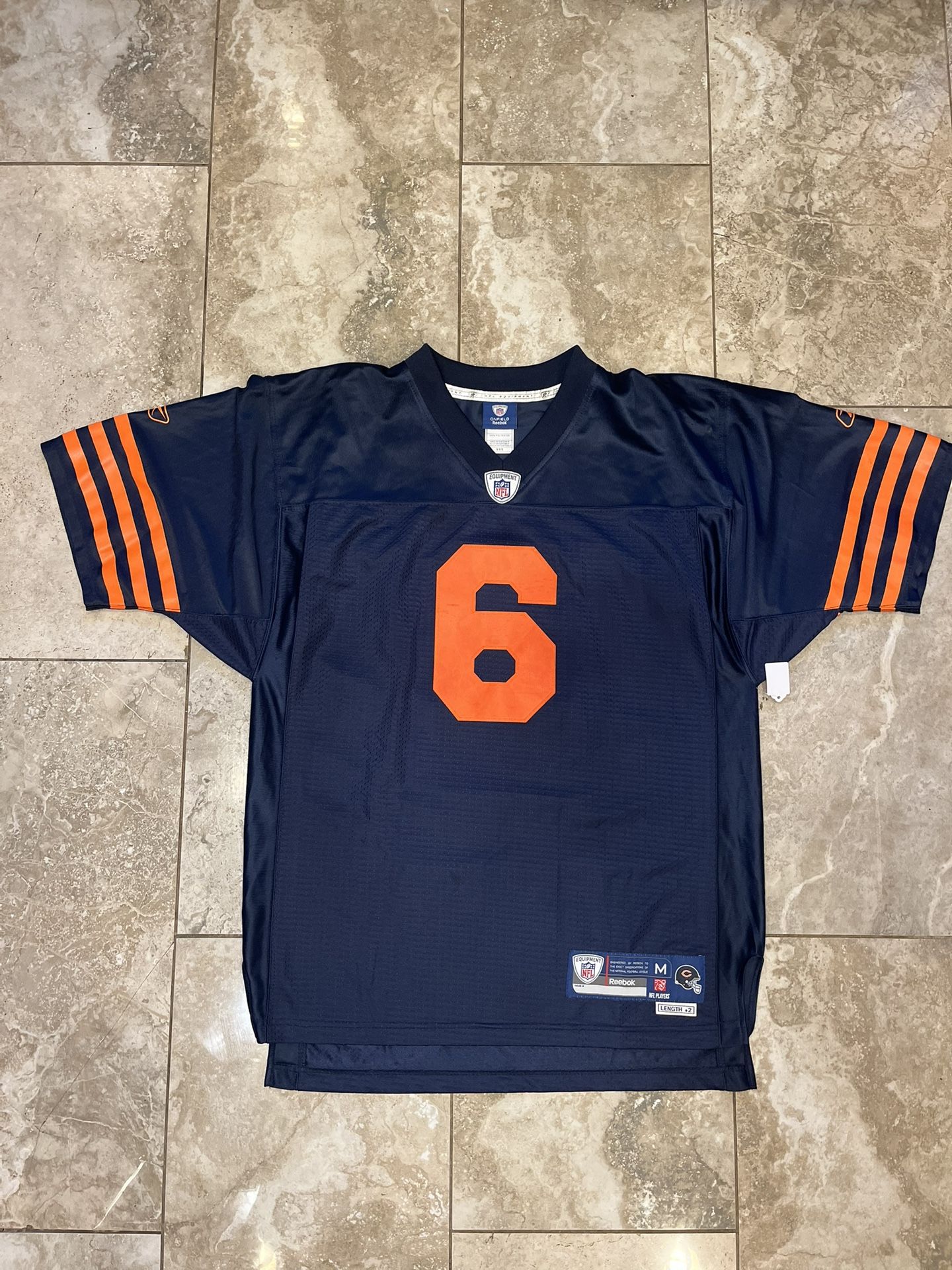 Reebok NFL Equipment Chicago Bears Jay Cutler #6 Football Jersey Mens Size Medium