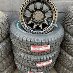 LT 265/70/17 All Terrain And Brand New Rims Set Of 4