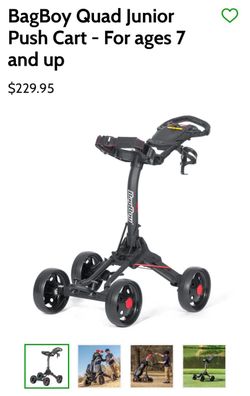 Bag Boy Quad Junior Golf Club Push Cart