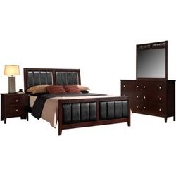 Queen  4 pcs bdrm Set       Delivery Included 