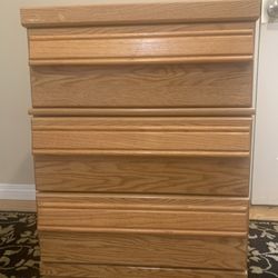 Oak Nightstands (2) 