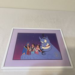 Lithograph Disney's Aladdin and the King of Thieves 12"X15" Framed 1996