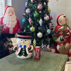 Vintage Snowman Cookie Jar