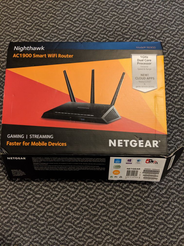 Netgear AC1900 Smart Gaming Wifi Router