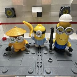 LEGO Minions Stuart, Bob and Kevin Minifigures 3X