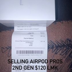 AirPods 2nd Gen Pros Noise Cancellation 