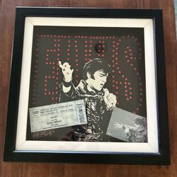 ELVIS PRESLEY - SHADOW BOX ARTWORK BY JOE PETRUCCIO