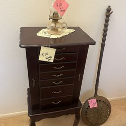 Tall  Stand Up Jewelry Box 