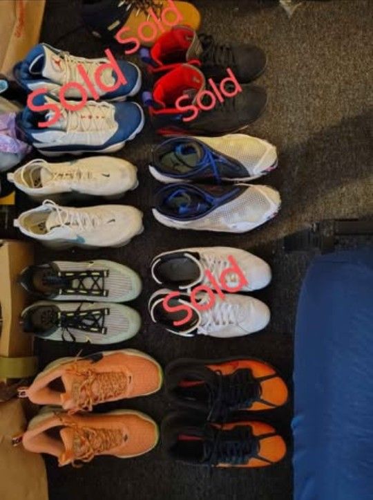 Men's Lightly Used Nikes And Jordan's Shoes Size 10.5 & 11
