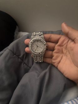 ap audemars piguet moissanite diamond watch