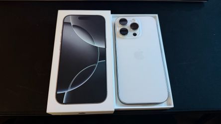 iPhone 16 pro 256GB white unlocked