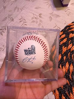 Signed 2024 World Series Official MLB Baseball