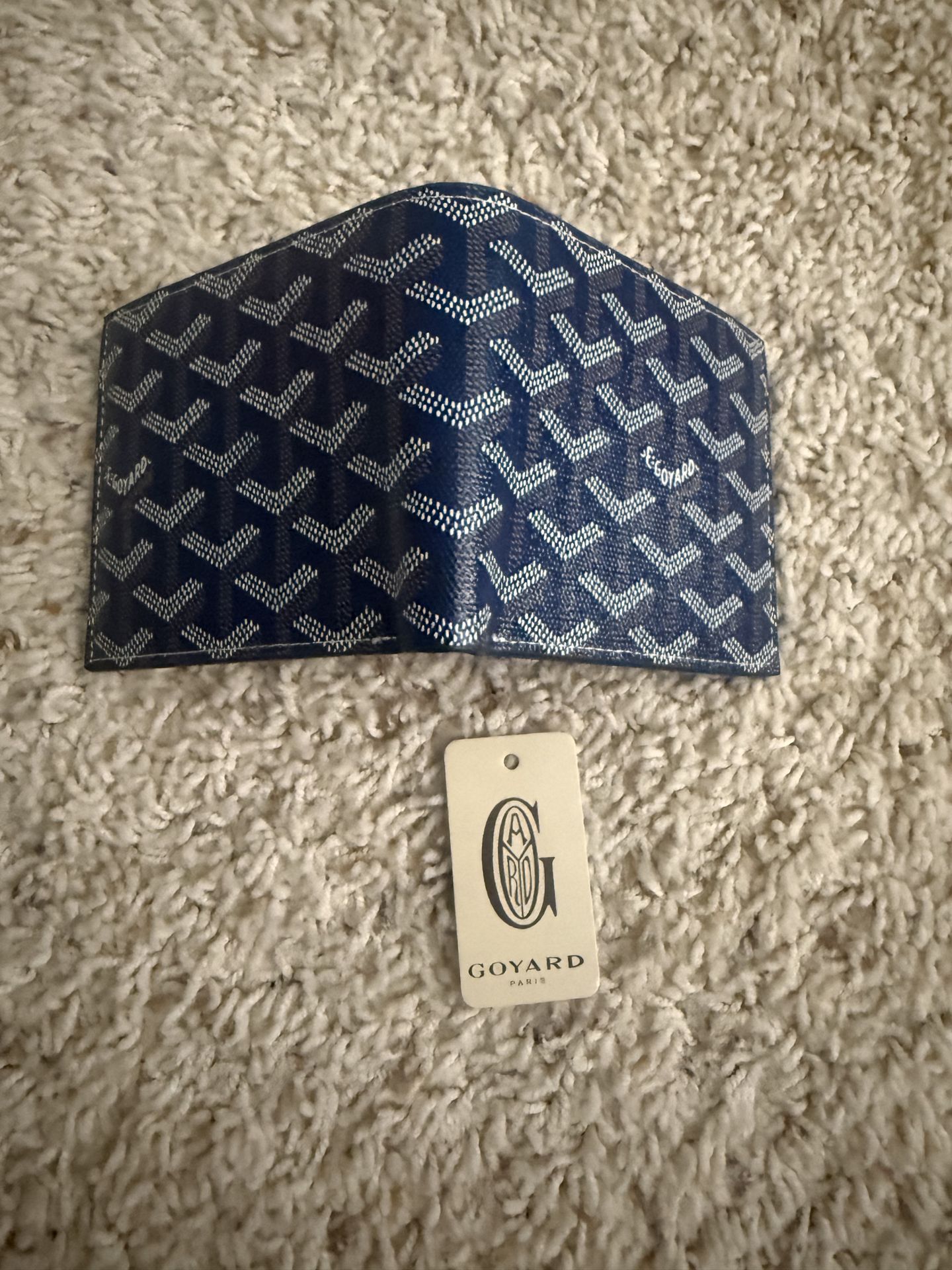 Goyard blue wallet