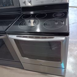 Maytag Stove Electric Stainless Steel 