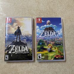 Zelda Breath Of The Wild + Zelda Links Awakening Game for Nintendo Switch