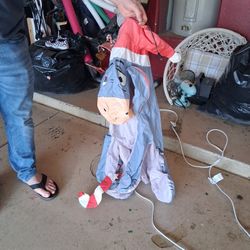 Winnie the pooh Eeyore Christmas inflatable