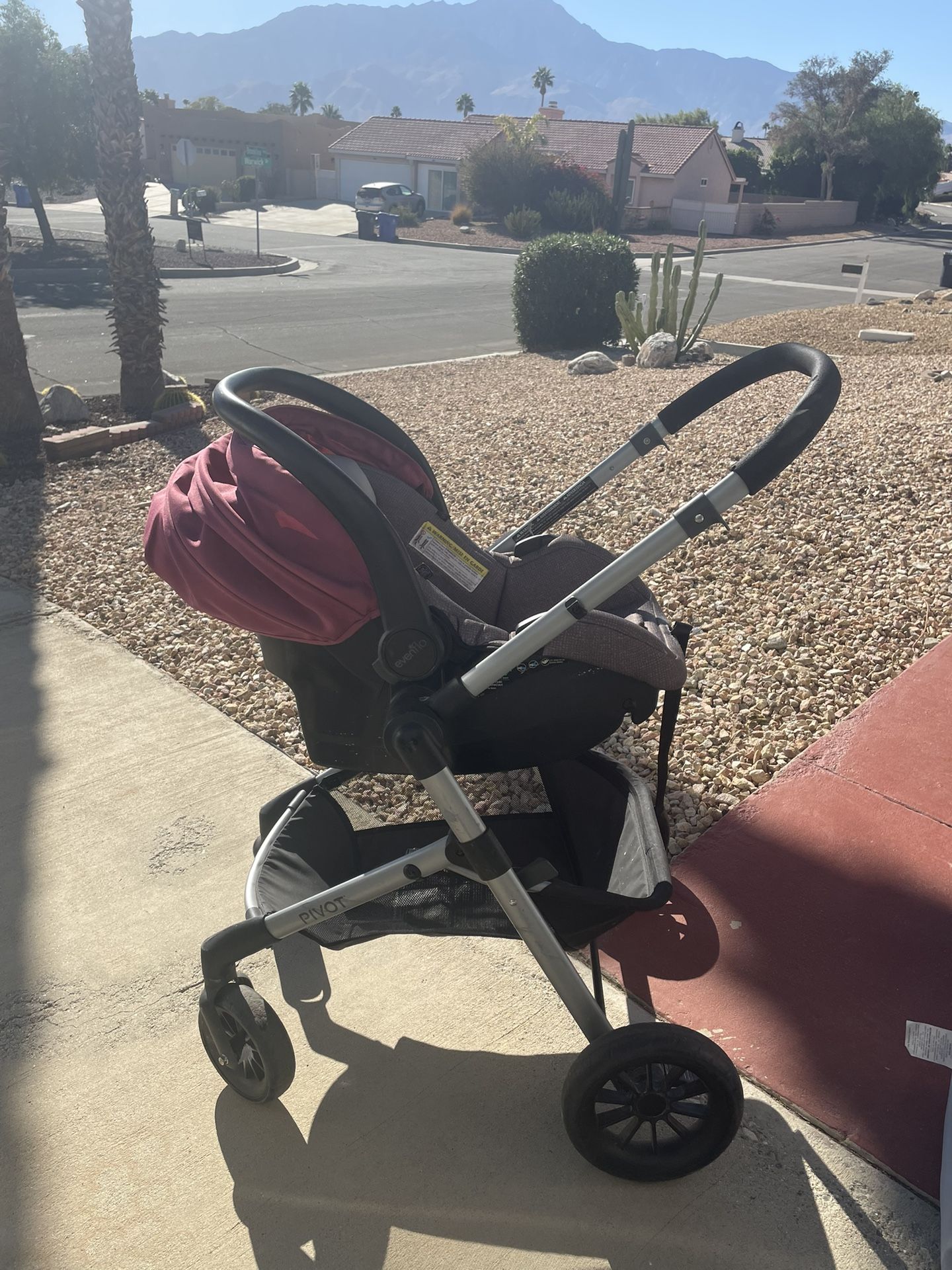 EvenFlo 3 In 1 CAR SEAT, STROLLER COMBO