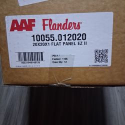 AAF Flanders 20x20x1 Air Filters (12-Pack) .