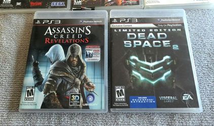 PlayStation 3 PS3 GAMES.
$15 each or 2 for $25. Clean, discs have minimal signs of use.
Titles available are:  
Assassin’s Creed Revelations, Dead Spa