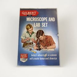 Gilbert microscope Lab Set Vintage Science  - 13033