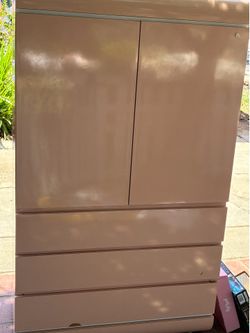 Pink armoire