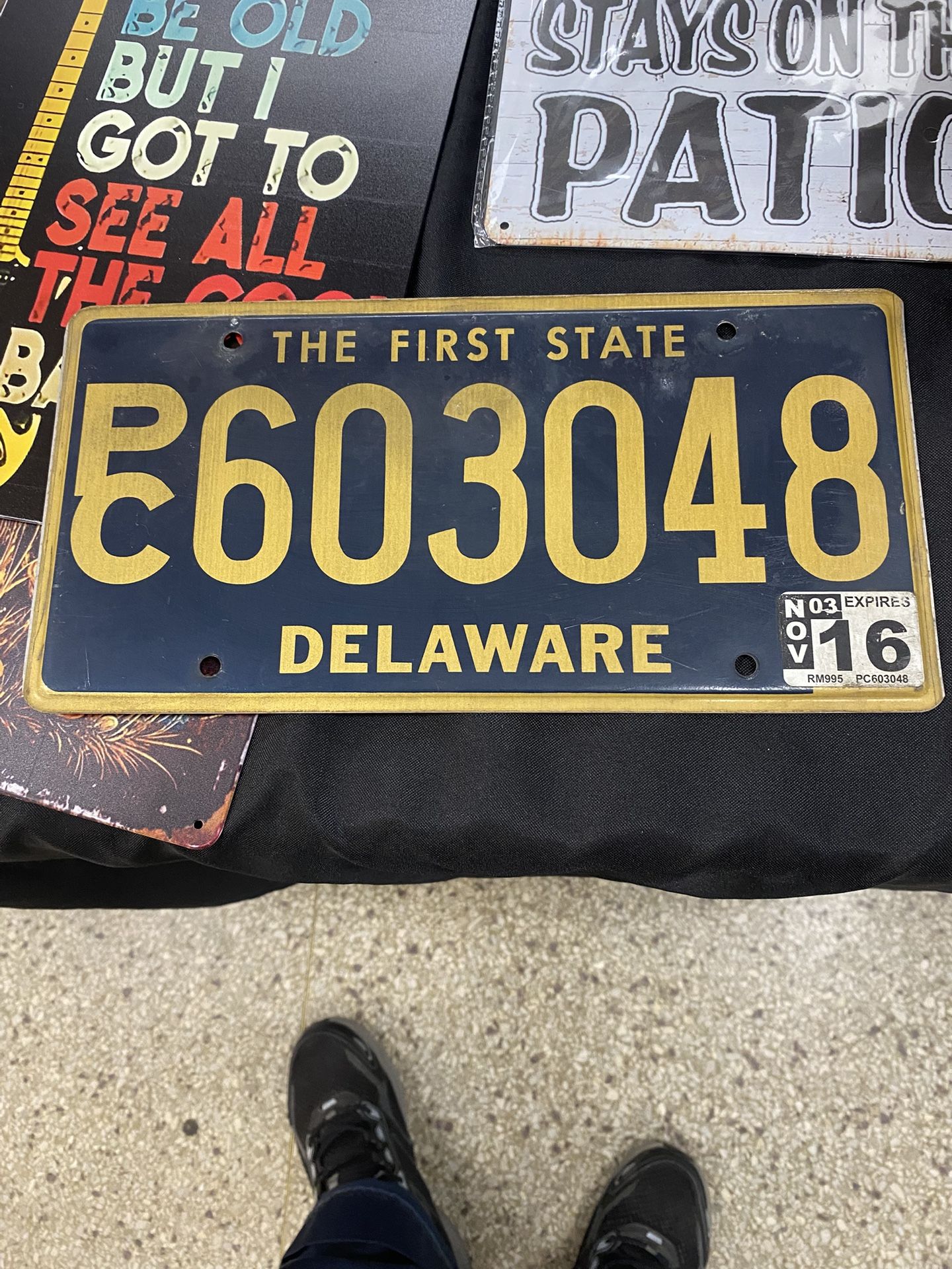 Delaware License Plate