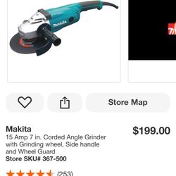 Makita Corded Grinder 