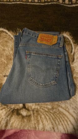 Blue 501’s size 32 by 30