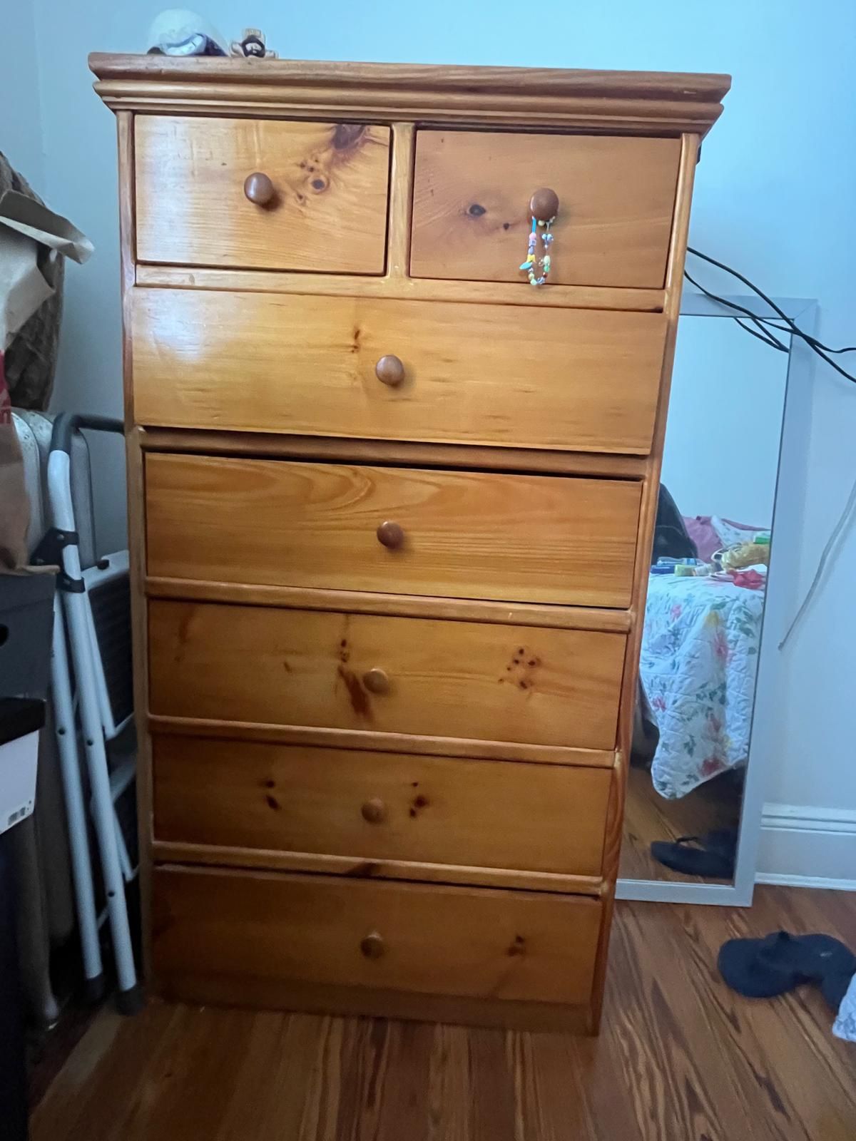 Wooden Clothes Chest - $400 (Astoria, Queens)