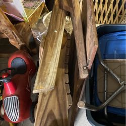 Wooden Chair Reclines