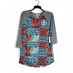 LuLaRoe Women’s Tunic T-Shirt Size 3XL 3/4 Sleeve