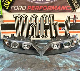 Black 1(contact info removed) BMW Z3 LED Halo Projector Headlights Head Lamps Pair Left+Right