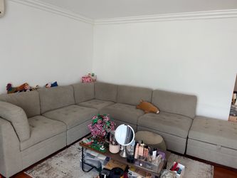 Costco Thomasville 6-Pc Modular Sectional w/ Storage Ottoman + FREE Area Rug!
