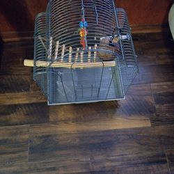 Bird Cage And Toys