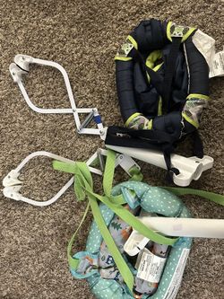 2 Baby Door Jumpers + 2 Baby Carriers 