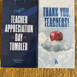 Dodgers Teacher Appreciation Day Tumbler