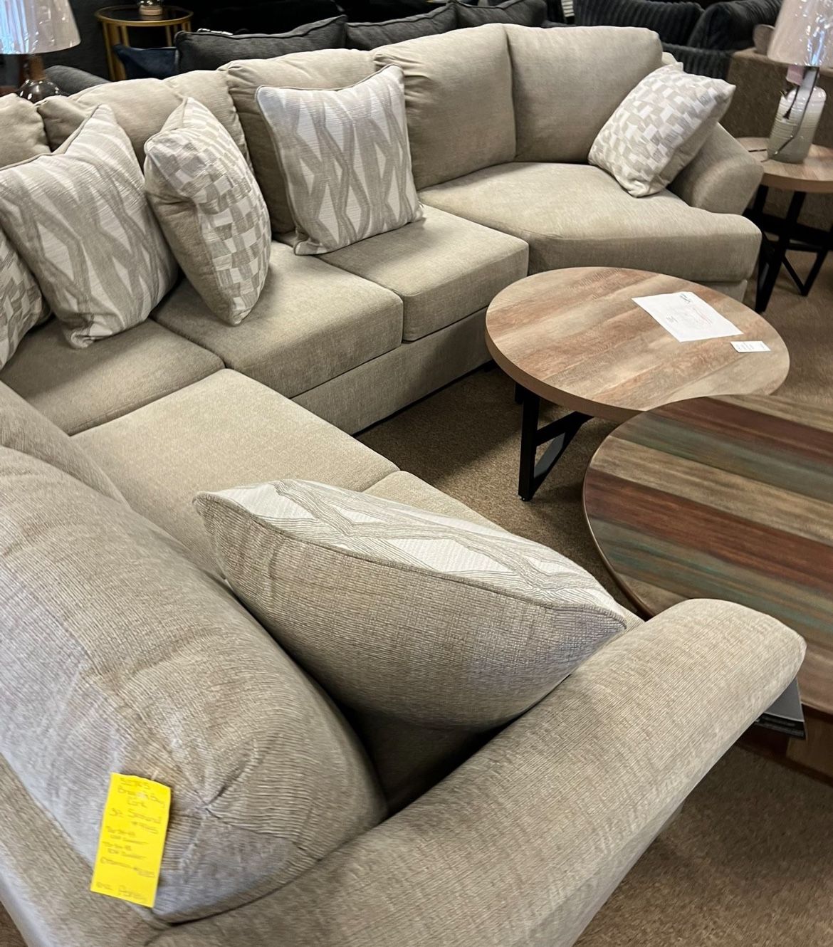 Cuddler Style Nice Sectional