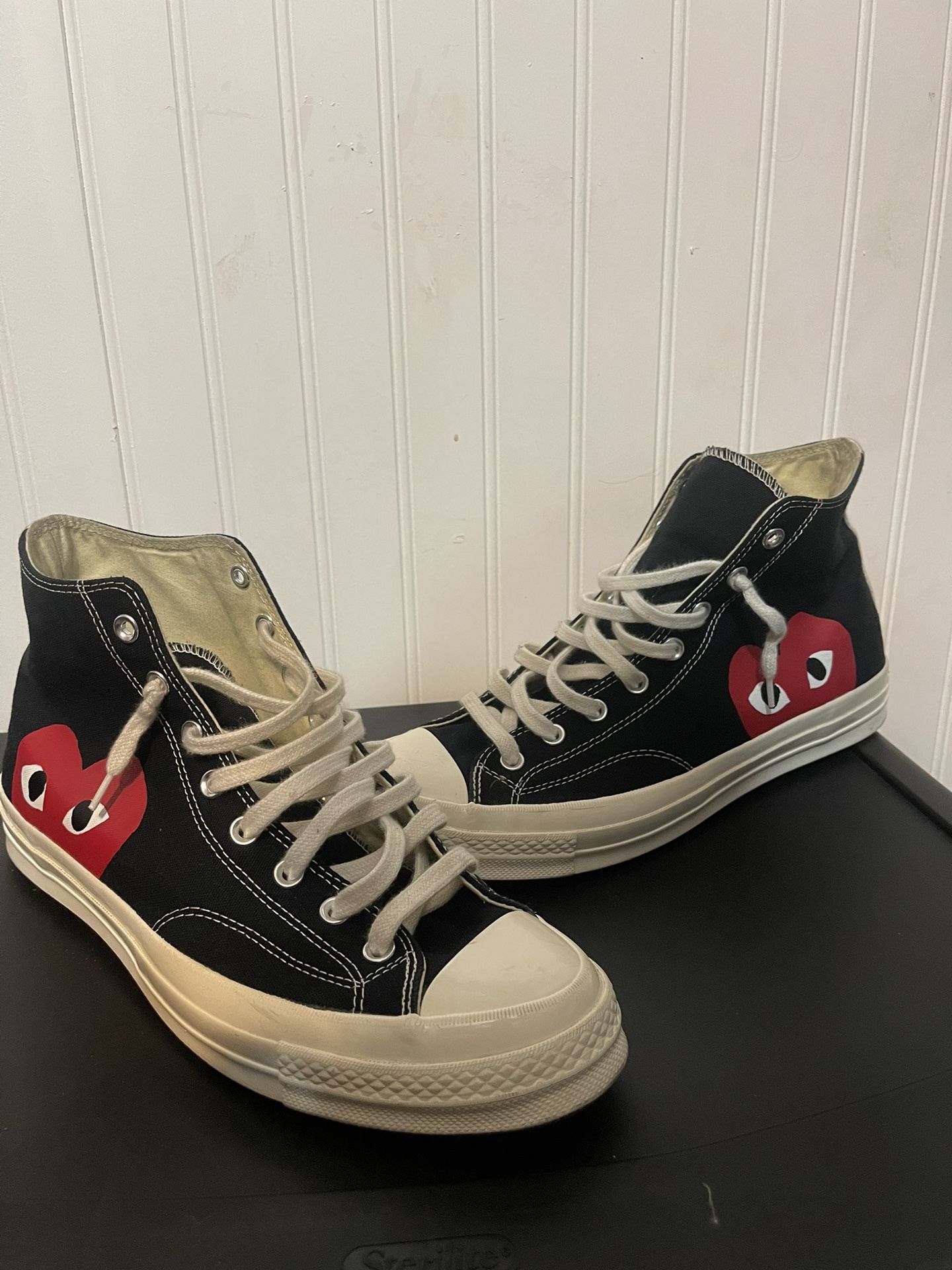 CDG Converse Hightop Size 12
