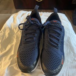 Nike Air Max 270 Midnight Navy Bright Crimson 