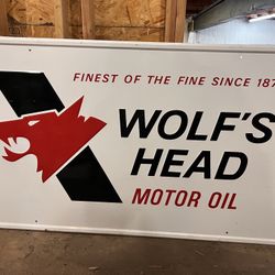 Antique Oil Sign 
