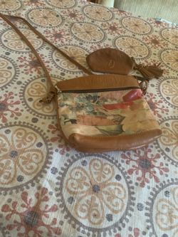Crossbody floral purse