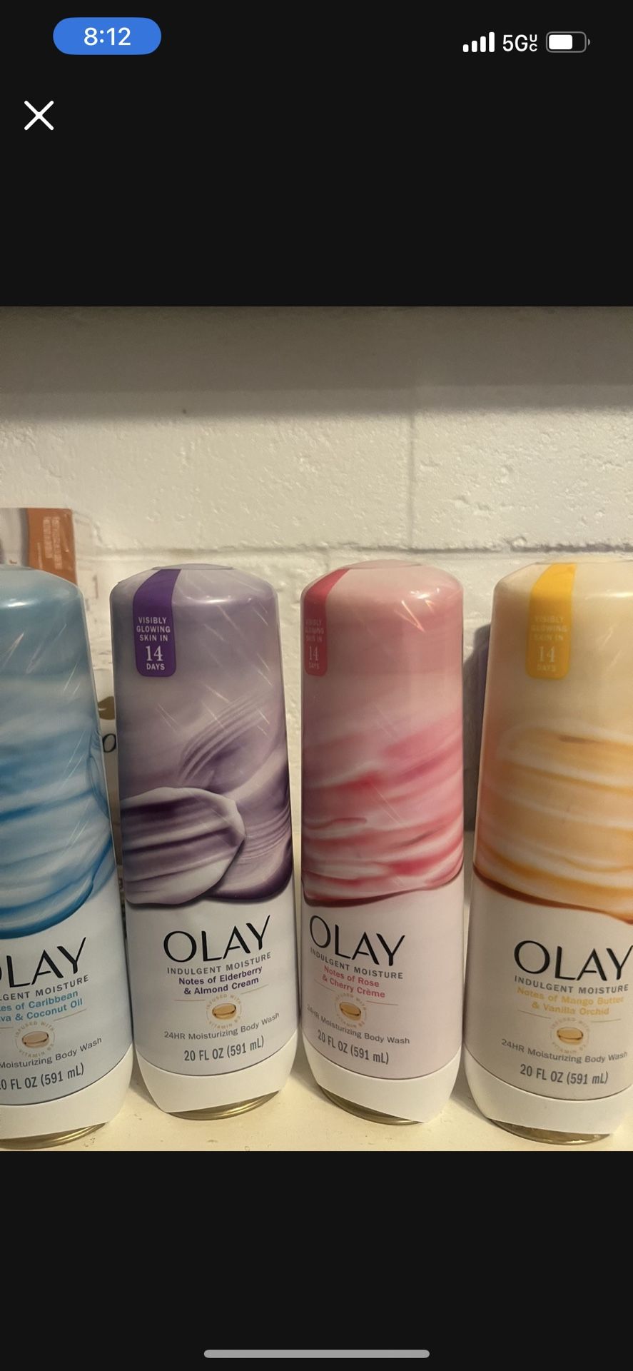 Olay Body Wash $6 Each