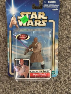 Mace Windu Action Figure Star Wars Unopened