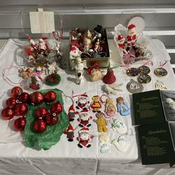 Lot Of Vintage Christmas Ornaments