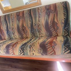 Beautiful Full Size Futon Comes With Mattress