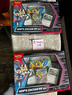 Hops Zacian ex box pokemon