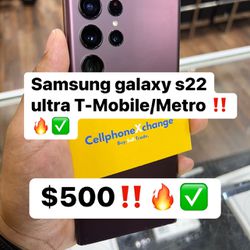 Samsung S22 Ultra 128gb Tmobile/metro 