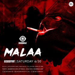 Malaa hard copy ticket for tonight Bassmnt