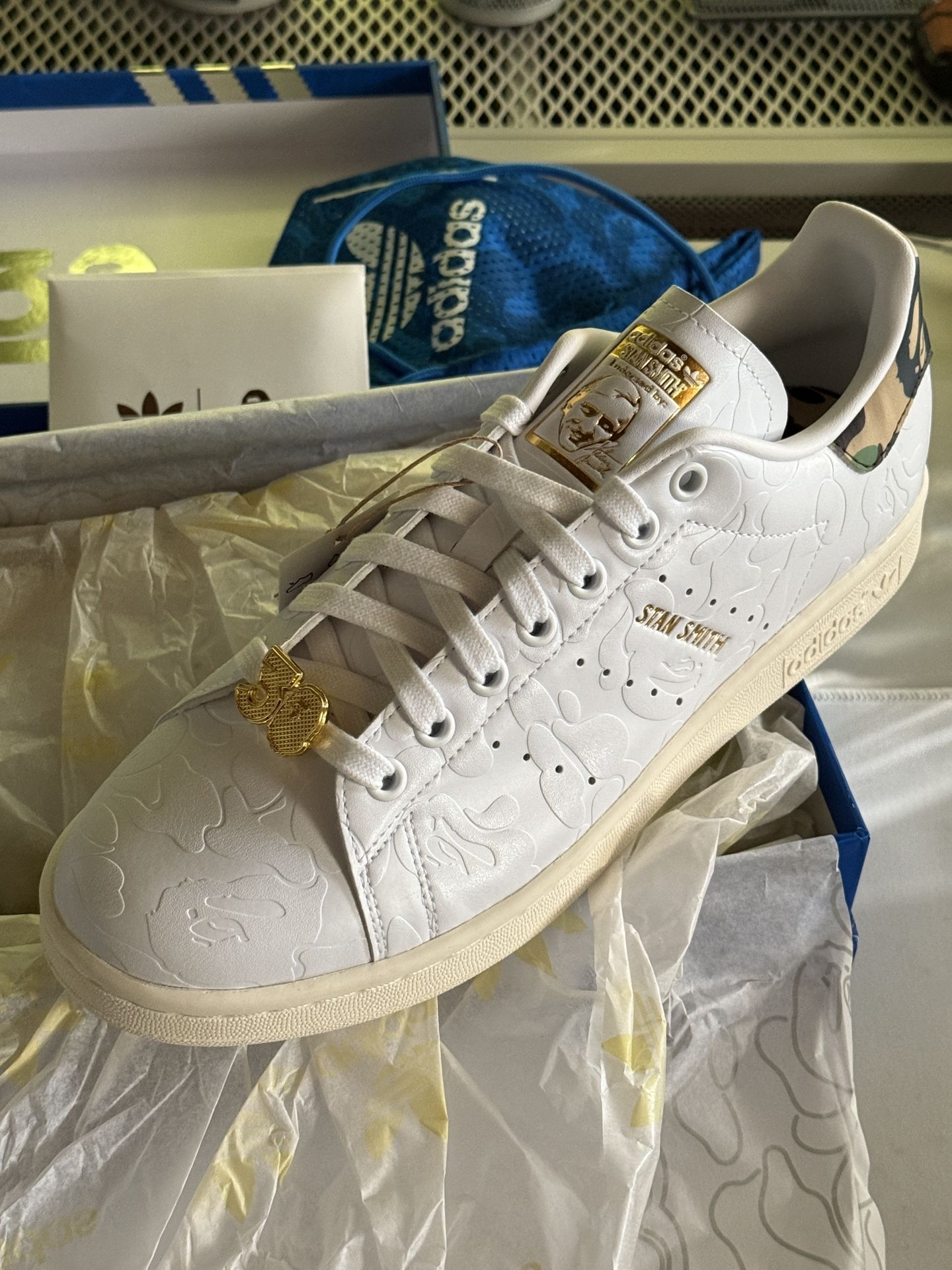 adidas x BAPE Stan Smith sz 8 Brand New!