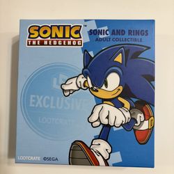 Sonic The Hedgehog Figure, Sonic With Rings 